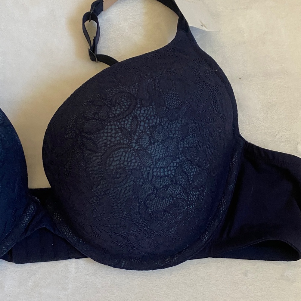 Cacique Deep Navy Floral Bra - Picture 2 of 7